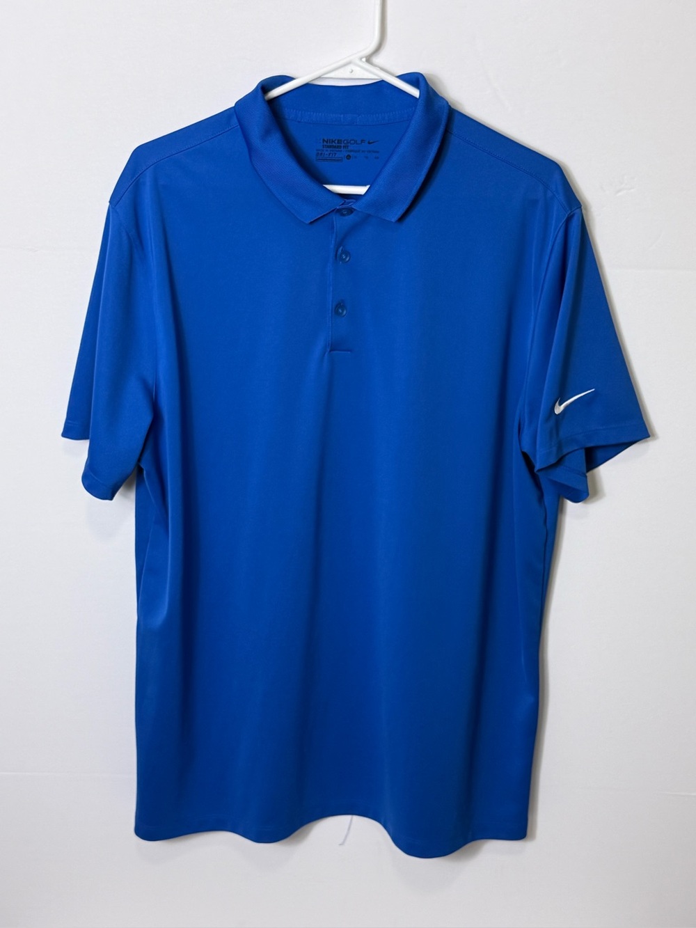 Nike Men’s Bright Blue Dri-FIT Golf Polo